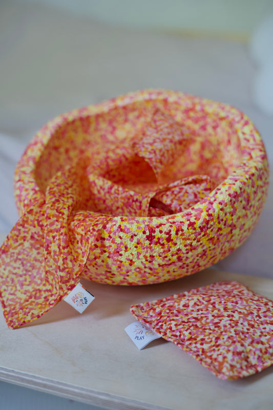 Super warm Pittenzakje en speeldoek pakket - Pit and play