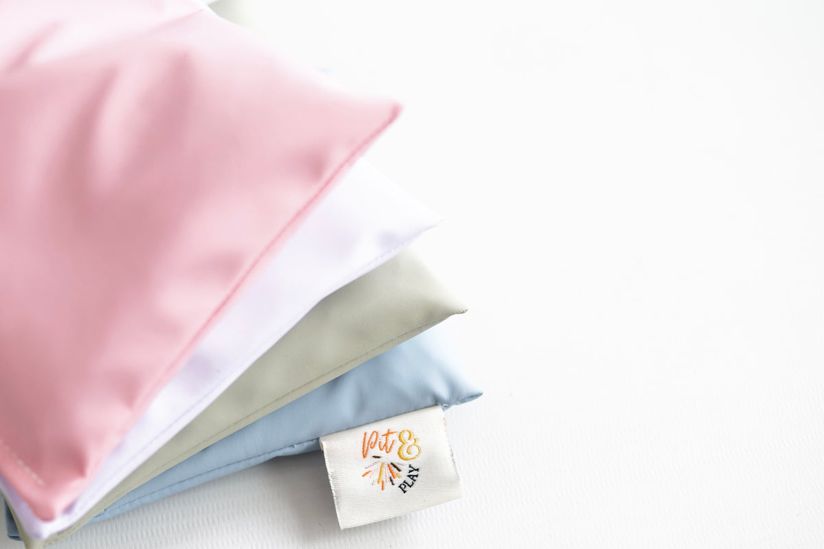 Waterafstotende buiten pittenzakjes pastel