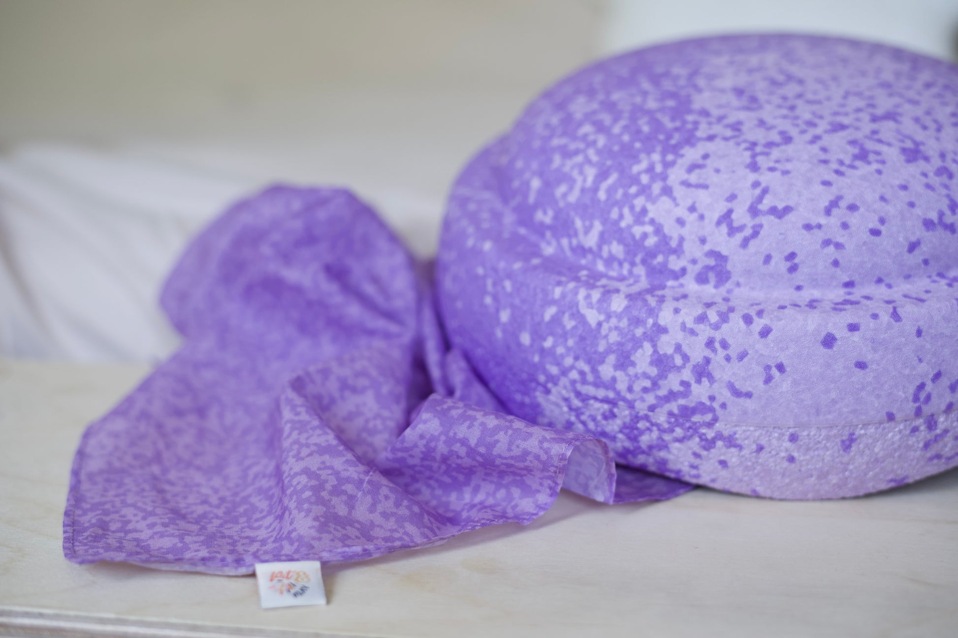 Fusion paars Pittenzakje en speeldoek pakket - Pit and play