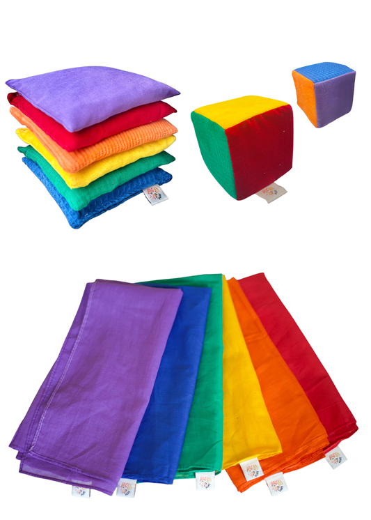 Regenbogen-Spielzeug-Geschenkset XL