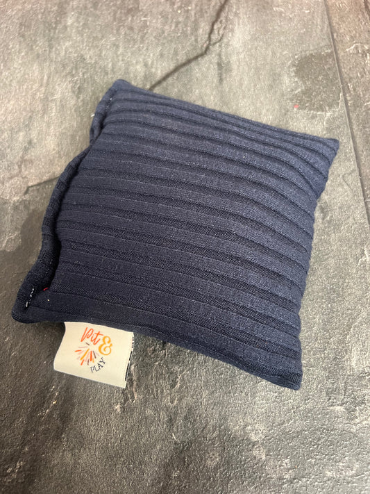 Donker blauw rib pittenzakje