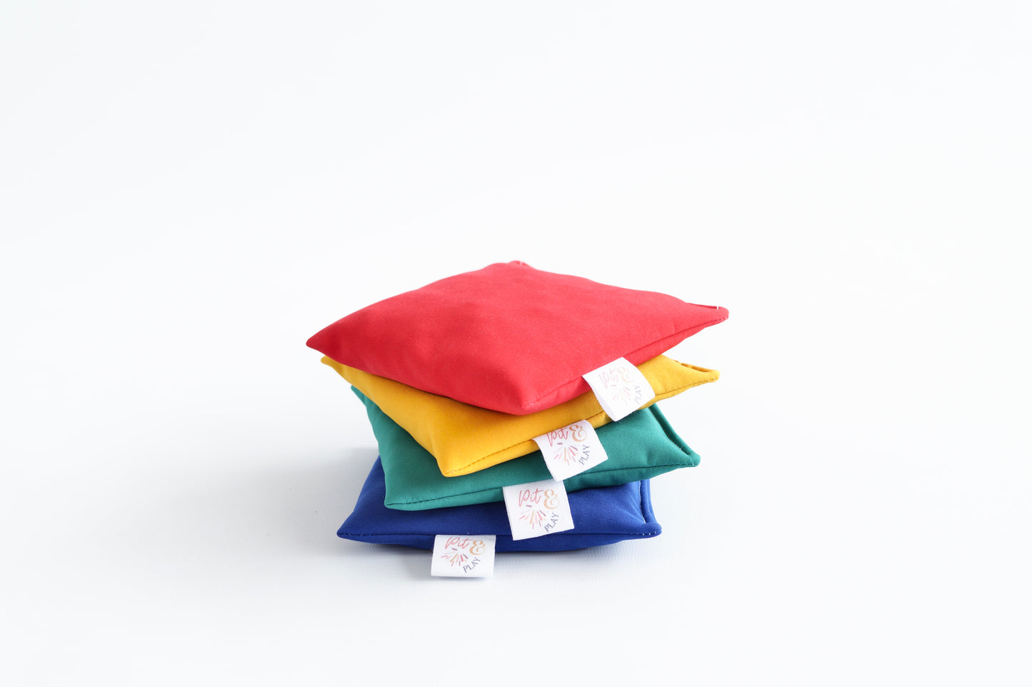 Waterafstotende buiten pittenzakjes regenboog b2b - Pit and play