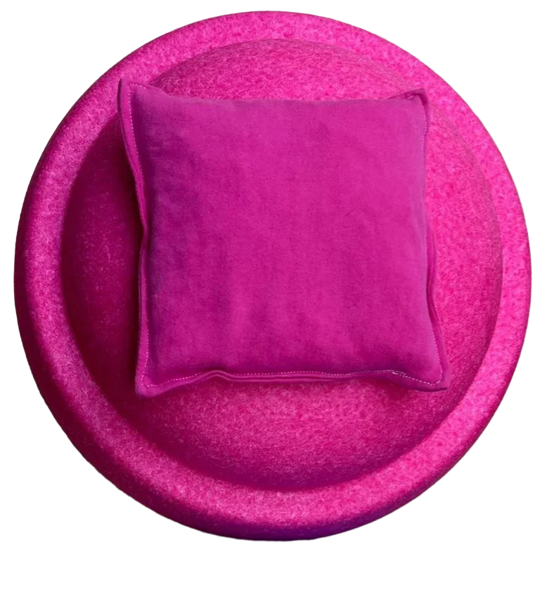Fel roze pittenzakje Stapelstein - Pit and play