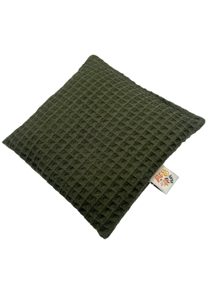 Waffel-Spielzeugsack leer, grün