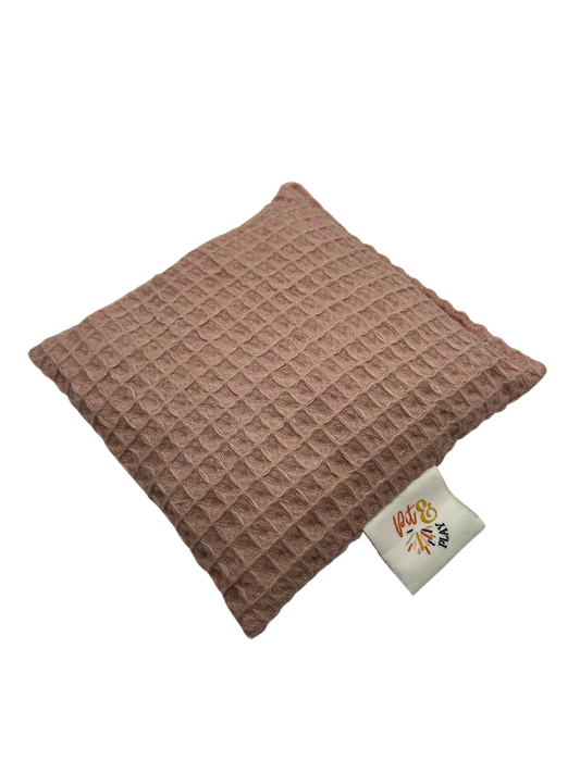 Pittenzakje oud roze wafelstof
