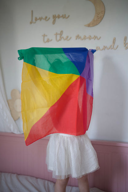 Playcotton regenboog pit and Play speeldoeken 100% katoen duurzaam speelgoed