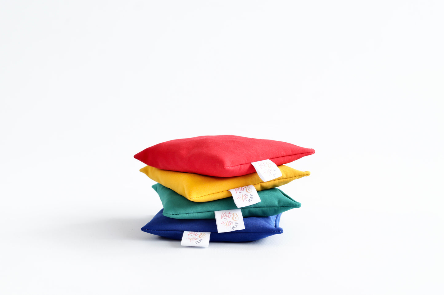 Waterafstotende buiten pittenzakjes regenboog b2b - Pit and play