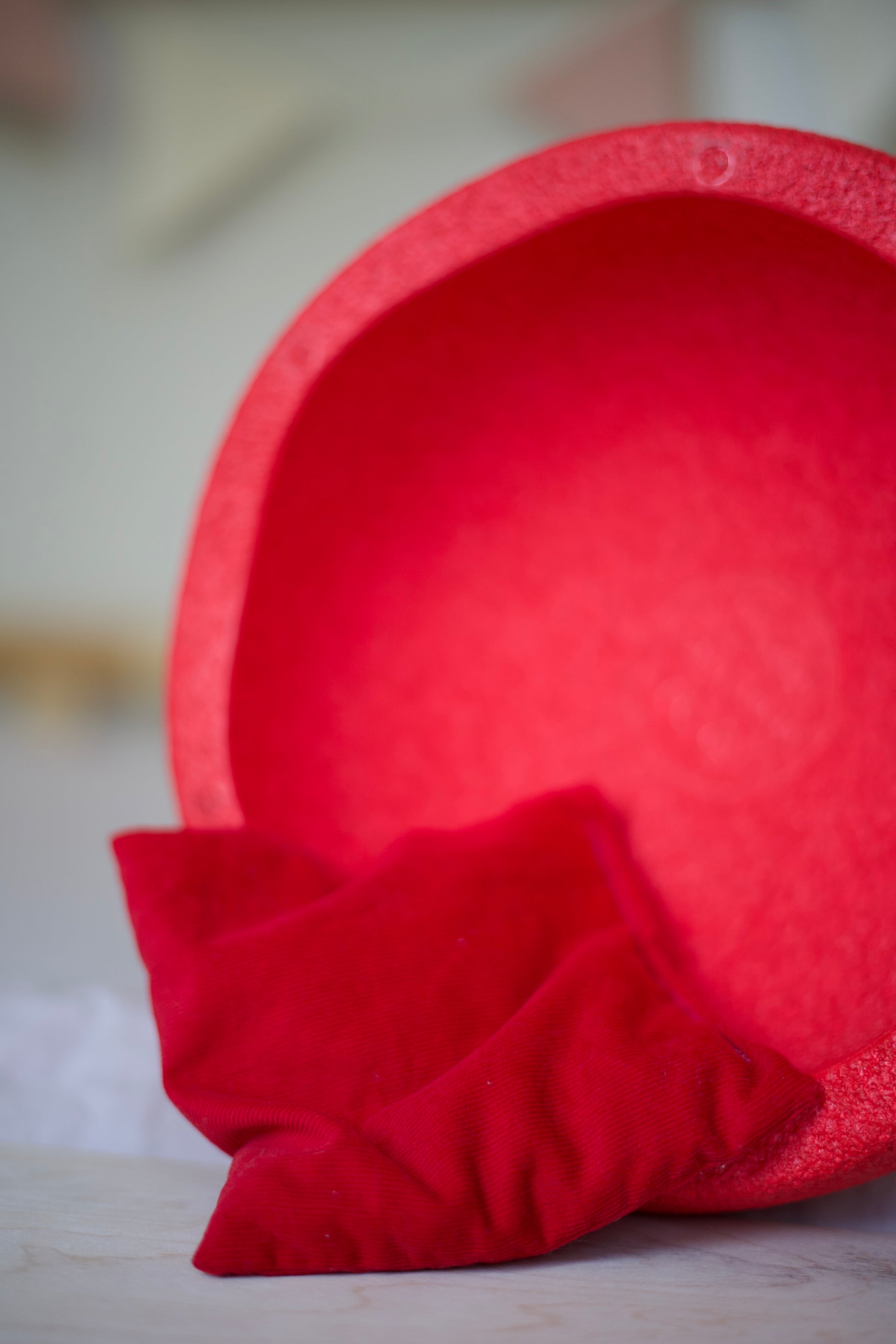 Rood Stapelstein pittenzakje speelgoed - Pit and play