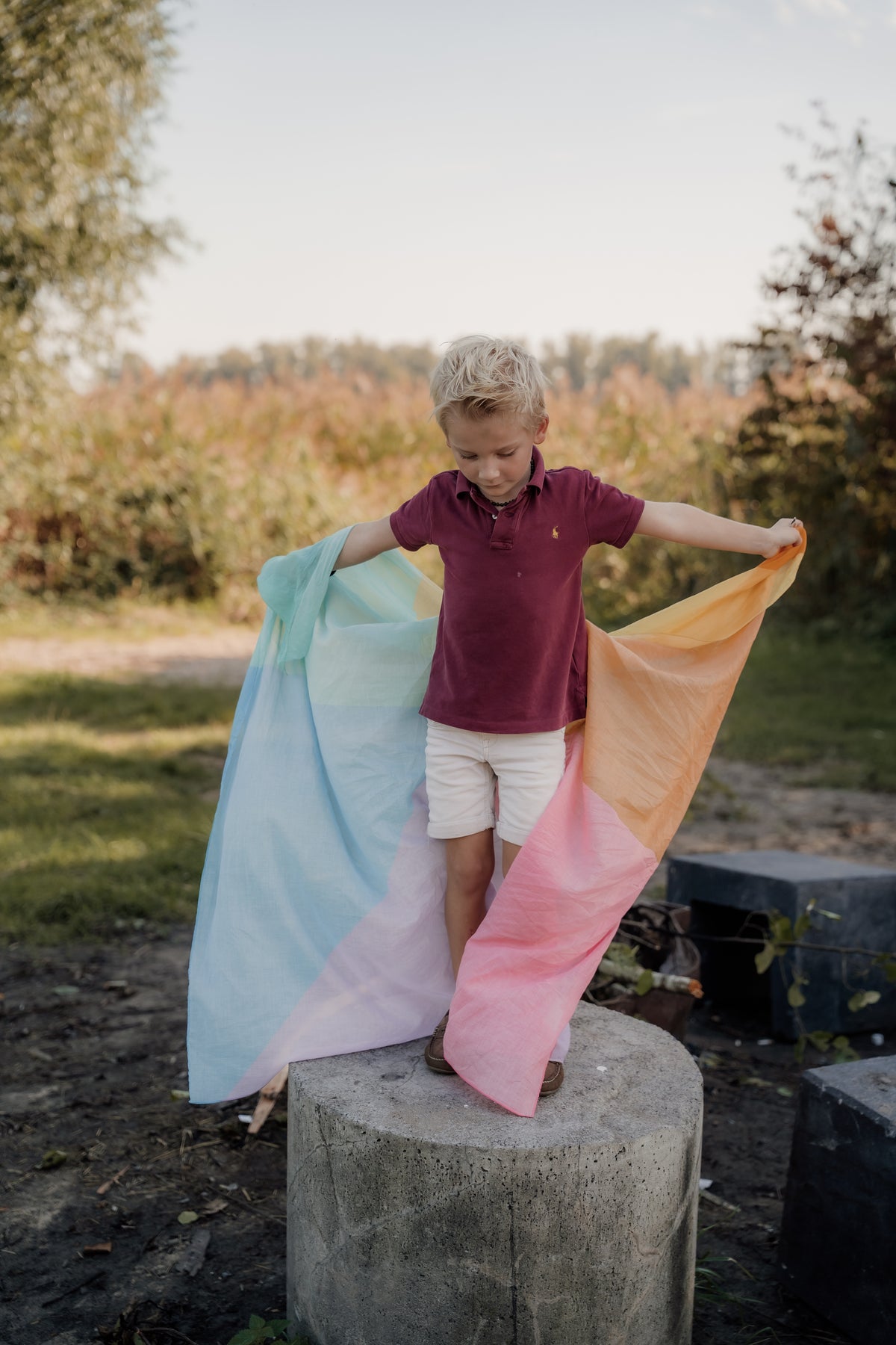 XL speeldoek Colorblock Pastel