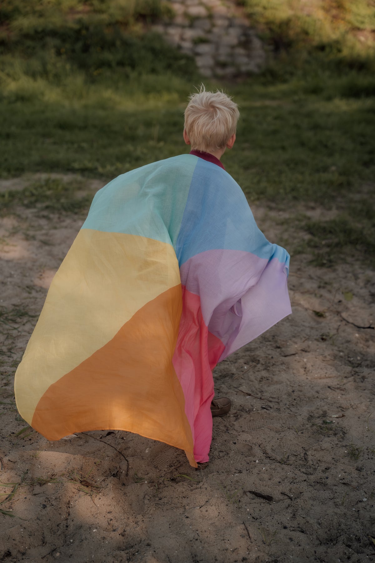 XL speeldoek Colorblock Pastel