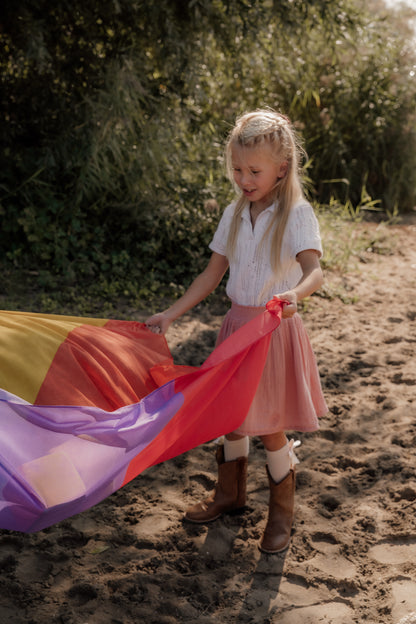 XL speeldoek Colorblock regenboog