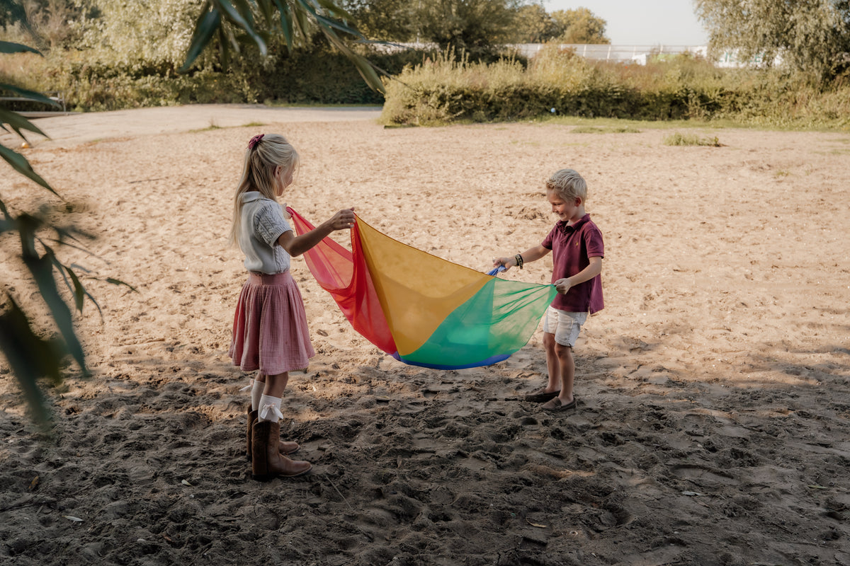 XL speeldoek Colorblock regenboog