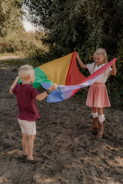 XL speeldoek Colorblock regenboog