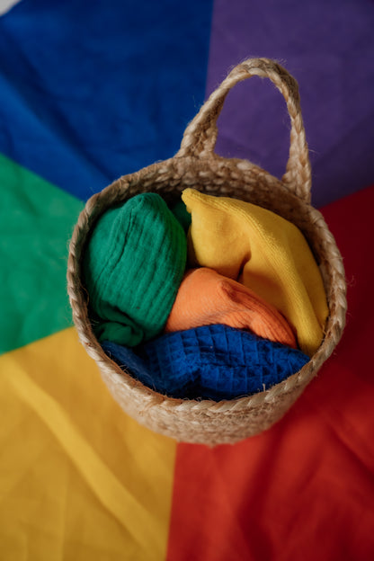 XL speeldoek Colorblock regenboog