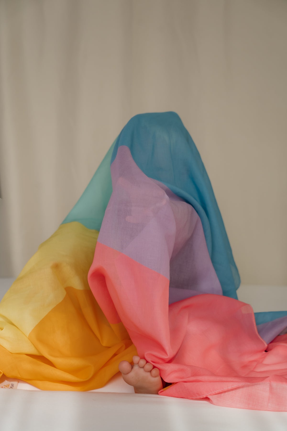 XL speeldoek Colorblock Pastel