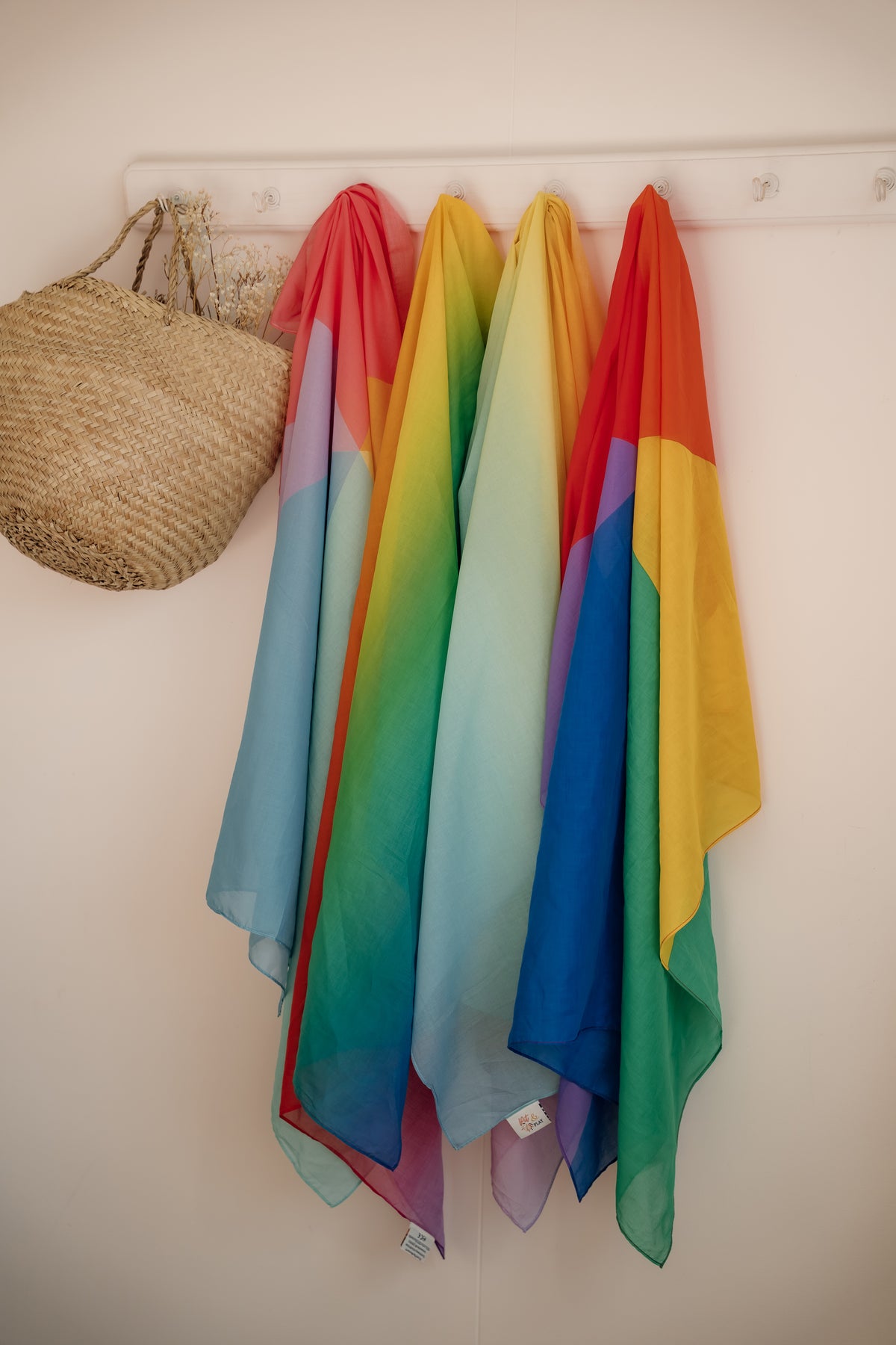XL speeldoek fade Regenboog