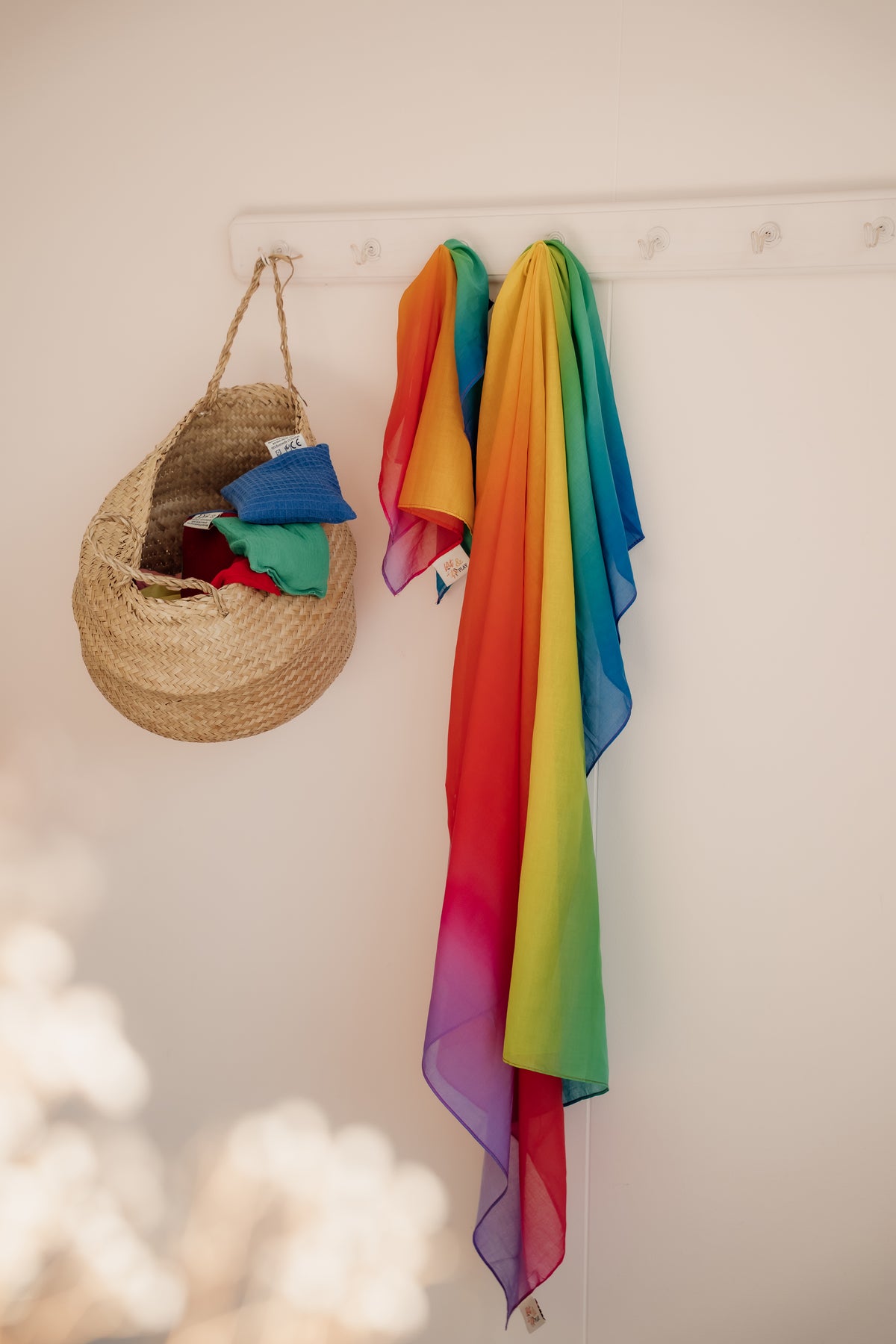 XL speeldoek fade Regenboog