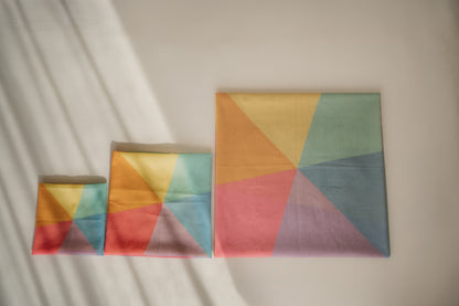 XL speeldoek Colorblock Pastel