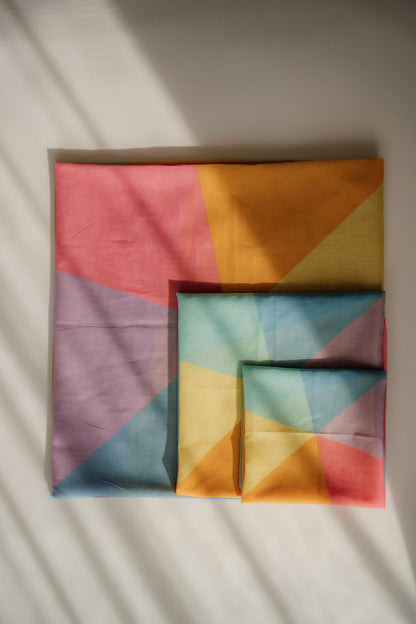 XL speeldoek Colorblock Pastel